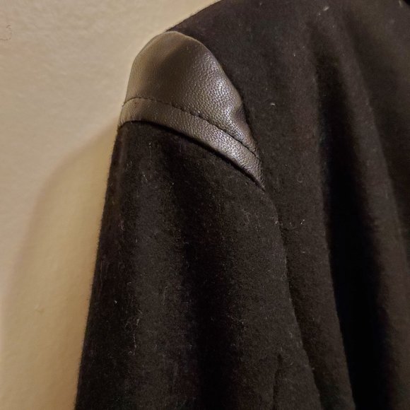 Bebe Black Coat Size Medium - Picture 3 of 14